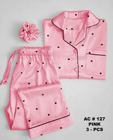 Heart Night Suit Set (3 PCs)