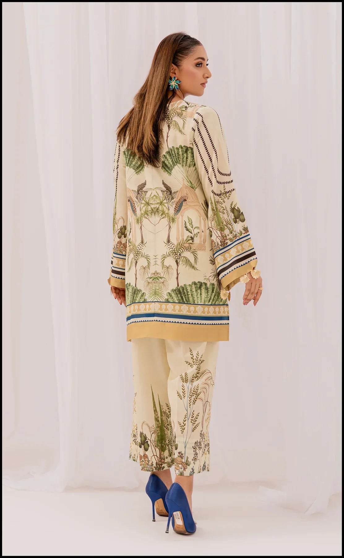 Marfa Vibrant Floral Lawn Pret - Elegant Printed 3-Piece Suit