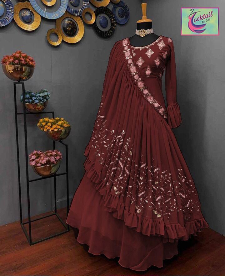 BM Clothing's 3 Step Maxi with Stylish Dupatta