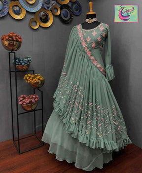 BM Clothing's 3 Step Maxi with Stylish Dupatta